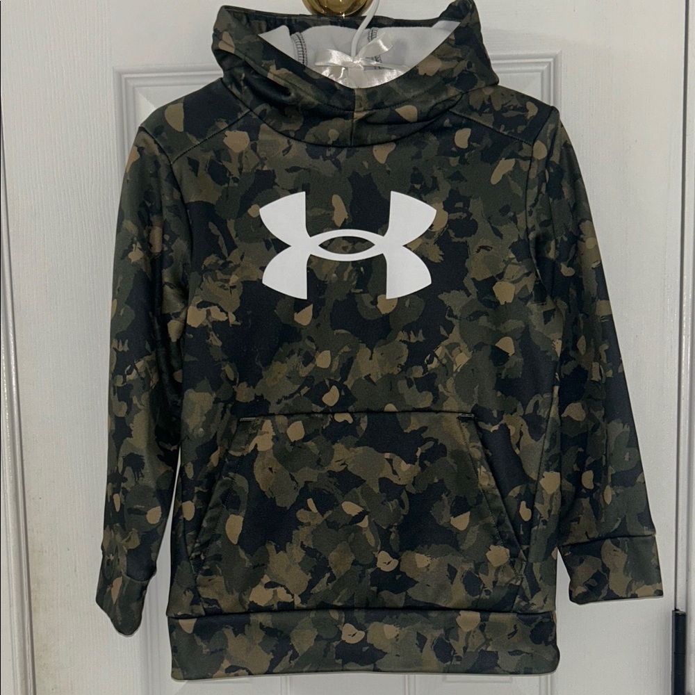 Under Armour Green Camo Fleece® Big Logo Printed Hoodie